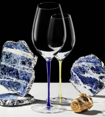 Бокал для вина Champagne Fatto a Mano 459 мл, синий