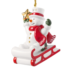 Елочная игрушка "Снеговик" Christmas Classics 9х7,5 см