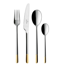 Набор столовых приборов Ella part.gold plated, 24 предмета