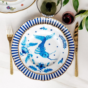Тарелка салатная "Рыба" Fabula 20,5 см