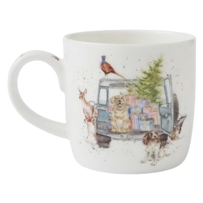 Кружка Driving Home for Christmas (собаки) 310 мл