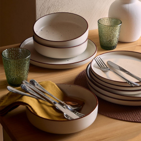 Набор посуды на 6 персон Urban Ardenne Avorio, 18 предметов