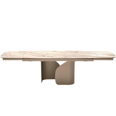 Стол обеденный Calligaris Twins 200(296)х100, Calacatta Paonazzo