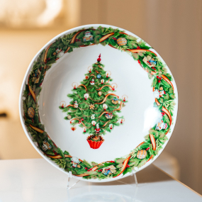 Тарелка глубокая "Ель" Italian tradition 22,5 см