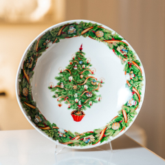 Тарелка глубокая "Ель" Italian tradition 22,5 см