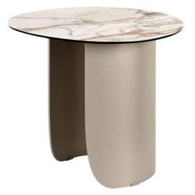 Стол журнальный Calligaris Twins 53х48, Calacatta Paonazzo