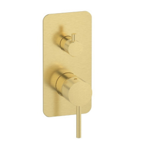 Внешняя часть iB Rubinetti Industria EID310CC_9 смесителя для душа, брашированное золото