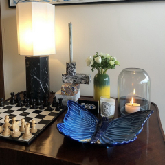 Блюдо декоративное Cloudy Butterflies by Claudia Schiffer 39,7х39,2 см