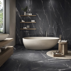 Керамогранит Imola The room 60х120 LPM, Montecarlo Black, 6,5 мм