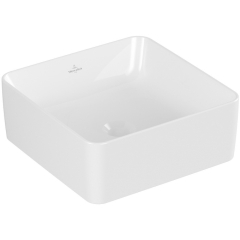 Раковина накладная Villeroy & Boch Collaro 38х38, CeramicPlus, 4A2138R1, из TitanCeram