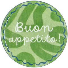 Блюдо для пиццы Buon Appetito 33 см, зеленое