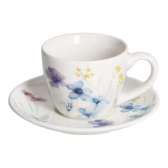 Набор чашек для эспрессо с блюдцами Florenne 80 мл, 12 предметов