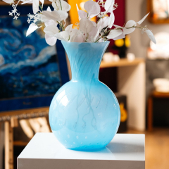 Ваза Dogale Stelle Cadenti 36 см, голубая