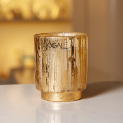 Свеча Gold Leaf, аромат - ваниль