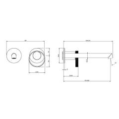 Внешняя часть Gessi Anello 63383.149 смесителя для раковины, брашированный никель
