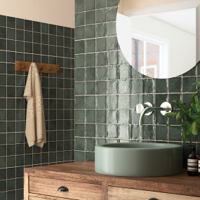 Плитка керамическая Equipe Altea 10х10, Pine Green, 8 мм