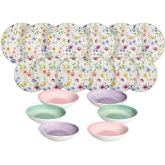 Набор посуды на 6 персон Madison Petals, 18 предметов