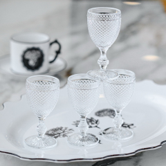 Набор рюмок на ножке Bicos Clear 55 мл, 4 шт