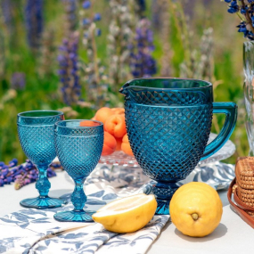 Набор бокалов для воды Bicos Blue 280 мл, 4 шт