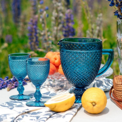 Набор бокалов для воды Bicos Blue 280 мл, 4 шт