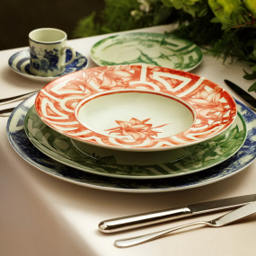 Тарелка глубокая The Meaning 25 см, красная