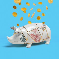 Копилка Kintsugi