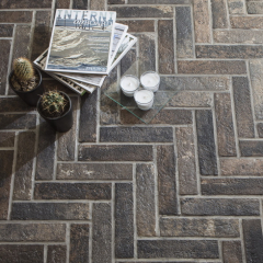 Керамогранит Rondine Bristol 7,25х25, Dark, 9,5 мм