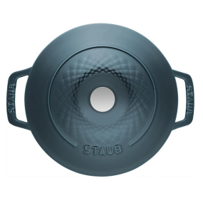 Кокот круглый La Cocotte 24 см / 4,25 л, цвет морская волна