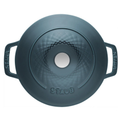 Кокот круглый La Cocotte 24 см / 4,25 л, цвет морская волна