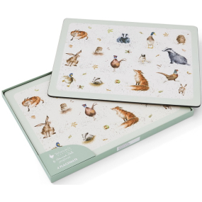 Набор подставок под тарелку "Лесные жители" 29,8х40,1 см, 4 шт