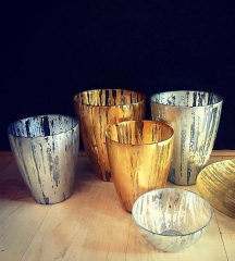 Ваза Gold Leaf 19 см