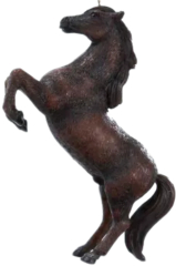 Игрушка на елку "Гнедая лошадь" 10,2 см