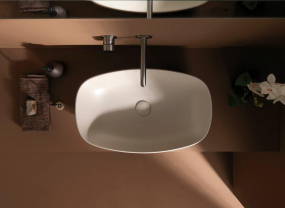 Раковина накладная Flaminia Nuda 60х39 ND60A , белая