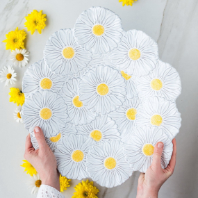 Блюдо сервировочное "Маргаритки" Maria Flor 47х42 см