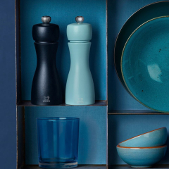 Набор мельниц для соли и перца Tahiti 15 см, цвет синий/голубой