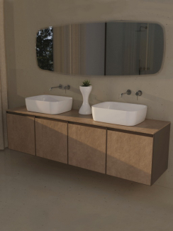 Раковина накладная Flaminia Play 52х40 PY52A, белая