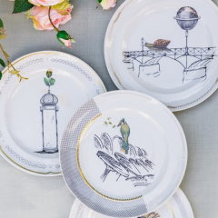 Набор тарелок десертных Petites Histoires 21,6 см, 4 шт