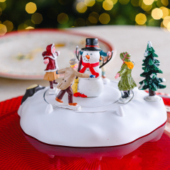 Фигурка "Веселый снеговик" 17,5х15,5х8,5 см