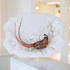 Блюдо сервировочное "Фазан" 45х36 см