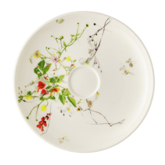 Блюдце для чашки капучино Brillance Fleurs Sauvages 15,5 см (глубокое)