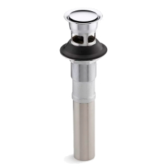 Донный клапан Kohler 7124-A-CP, с переливом, хром