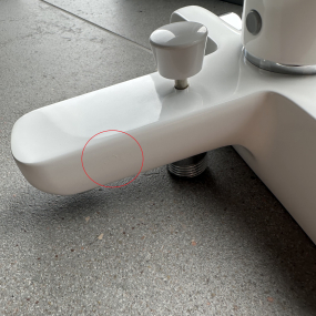 Смеситель для ванны Kludi Pure&Easy q1_376819165, белый