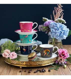 Чашка для эспрессо с блюдцем Chelsea 110 мл, темно-серая