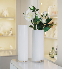 Ваза Wetube 26 см, цвет белый