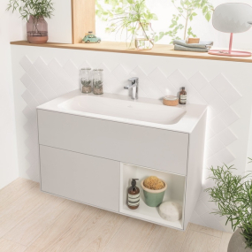 Раковина накладная Villeroy & Boch Finion 100х50, CeramicPlus, 4164A2R1, из TitanCeram