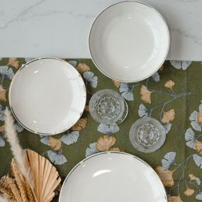 Набор посуды на 6 персон Metropolis Fascetta Oro, 18 предметов