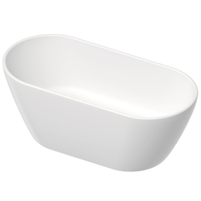 Ванна Duravit D-Neo 160x75, из DuroCast, без перелива