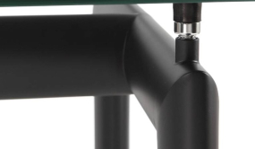 Стол Cassina Table tube d’avion 220х100, Aquamarine Fluted Glass