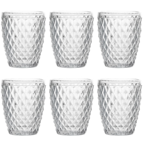 Набор стаканов Glass Diamond 260 мл, 6 шт