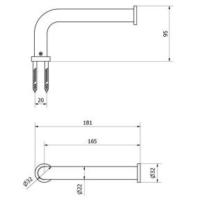 Держатель для туалетной бумаги iB Rubinetti Officina OF011SS, никель матовый